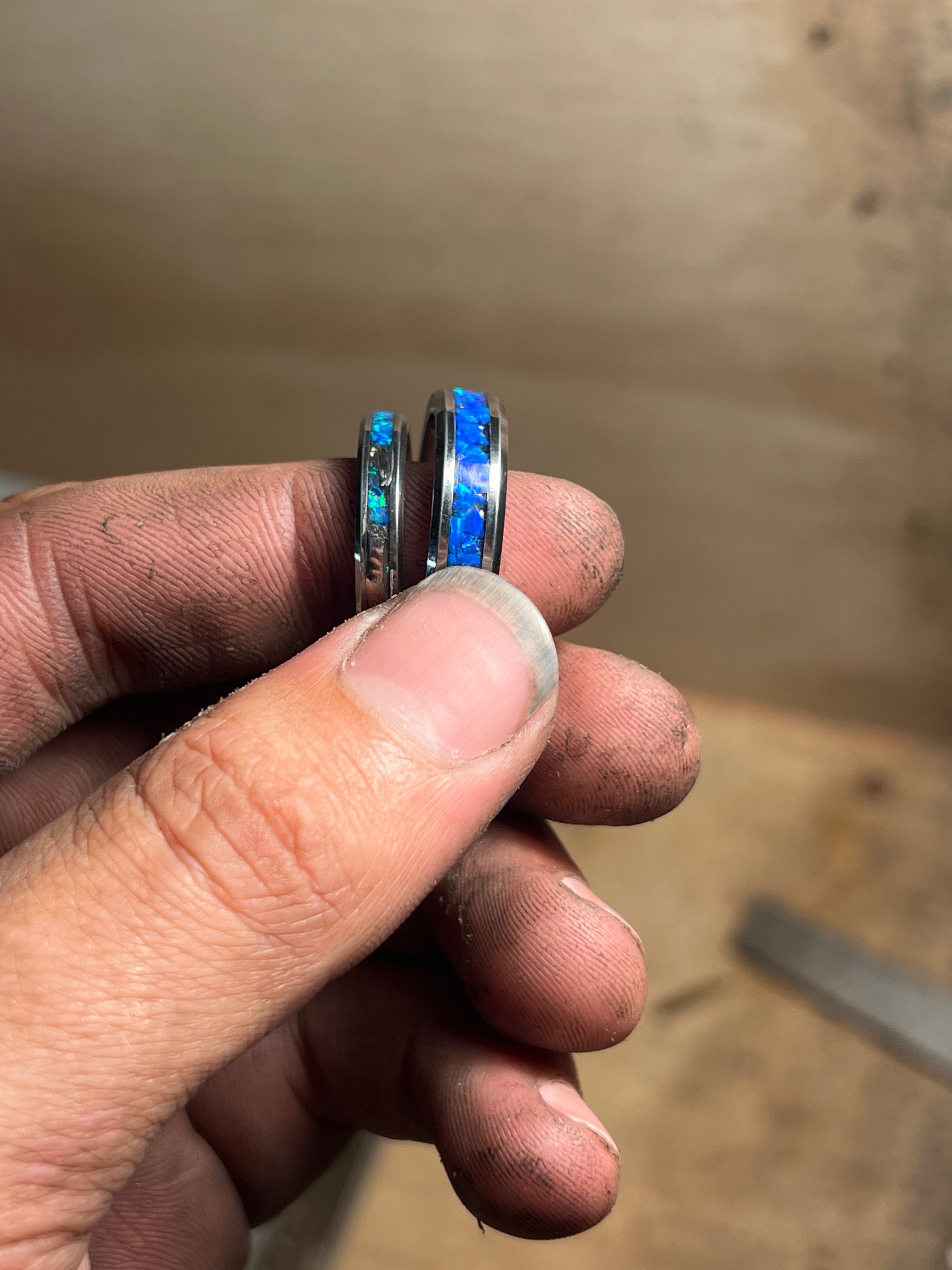 Inlay Set Rings Custom Inlay rings – Litwin Productions